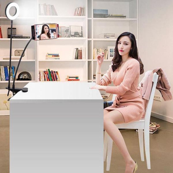 Rise-clip-type Fill Light, Anchor Beauty And Beauty Lamp With Clip, Led Small Desk Lamp Computer Desk Office