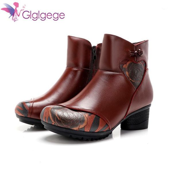 boots glglgege genuine leather ankle women's riding winter shoes lady bohemia handmade vintage mid heel round 20211, Black
boots glglgege genuine leather ankle women's riding winter shoes lady bohemia handmade vintage mid heel round 20211, Black