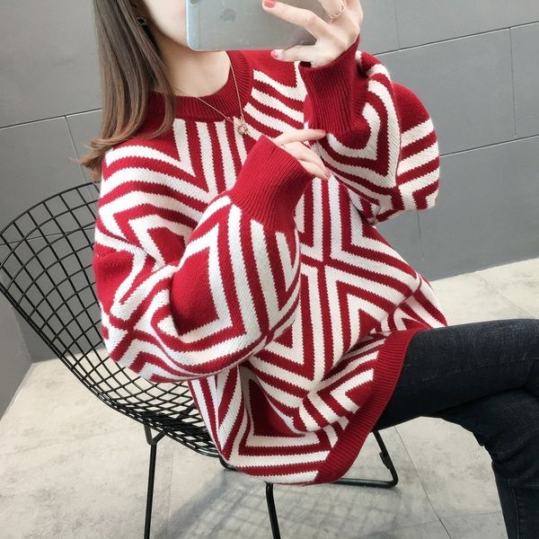 winter zone around the neck in mesh sweater lazy fashion loose korean style all-match outerwear lady blouse blouses txy9, White;black
winter zone around the neck in mesh sweater lazy fashion loose korean style all-match outerwear lady blouse blouses txy9, White;black