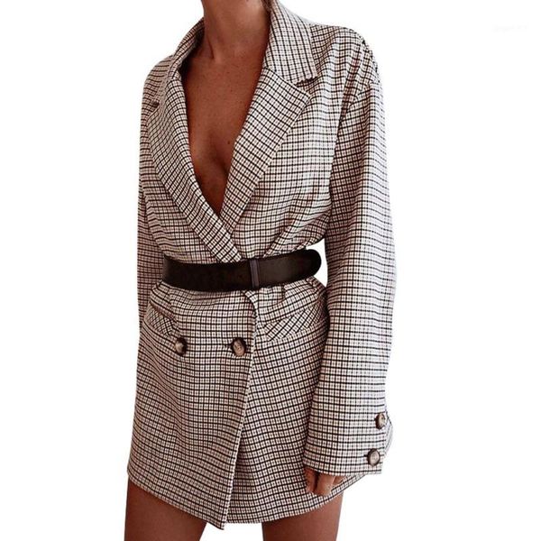 vintage women plaid blazer jacket outwear fashion long sleeve button cardigan coat autumn spring office ladies thin blazers suit1, White;black
vintage women plaid blazer jacket outwear fashion long sleeve button cardigan coat autumn spring office ladies thin blazers suit1, White;black