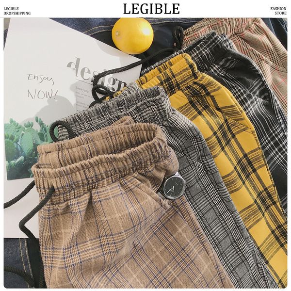 legible harajuku plaid pants for women trousers 2020 streetwear woman harem pants autumn ladies causal pants plus size lj201130, Black;white
legible harajuku plaid pants for women trousers 2020 streetwear woman harem pants autumn ladies causal pants plus size lj201130, Black;white