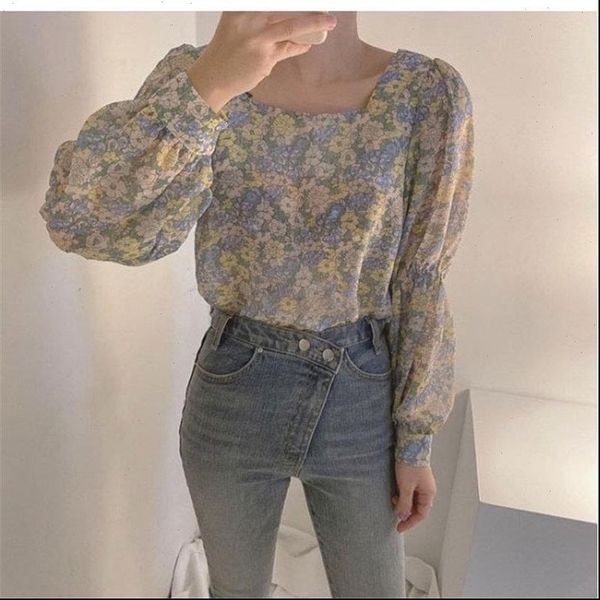 elegance 2021 streetwear chiffon women shirts gentle romance vintage florals loose office lady blouses, White
elegance 2021 streetwear chiffon women shirts gentle romance vintage florals loose office lady blouses, White
