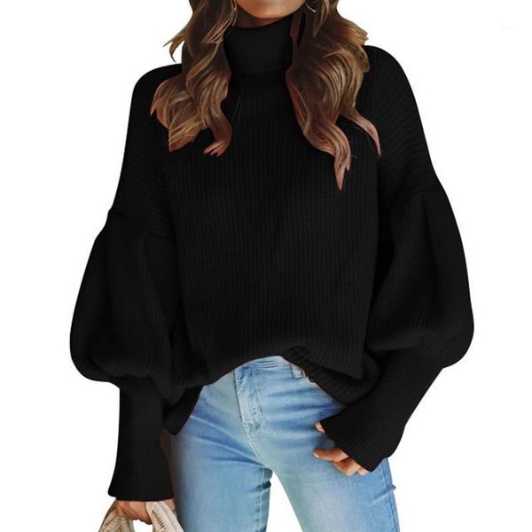 winter turtleneck sweater lantern sleeve loose ladies sweater casual thick solid women knitted1, White;black
winter turtleneck sweater lantern sleeve loose ladies sweater casual thick solid women knitted1, White;black