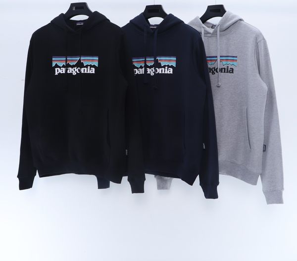 chao brand autumn and winter beams x patagonia mountain hooded plush men's and women's printed pullover, Black
chao brand autumn and winter beams x patagonia mountain hooded plush men's and women's printed pullover, Black