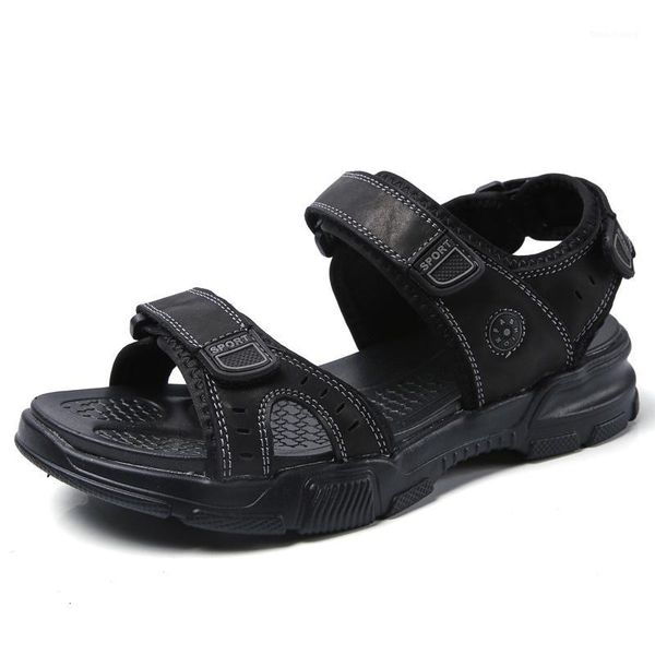 new fashion summer leisure beach men shoes leather sandals the big yards men's sandals open toe 38-48#1, Black
new fashion summer leisure beach men shoes leather sandals the big yards men's sandals open toe 38-48#1, Black
