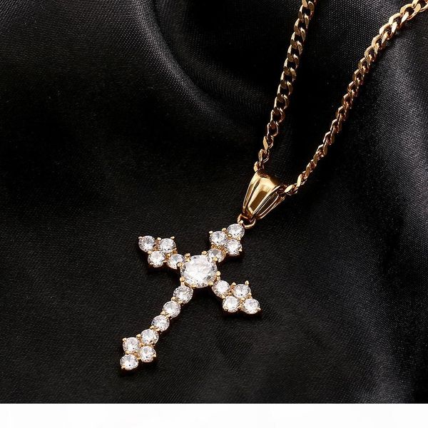 хип-хоп крест кулон ожерелье micro pave cz камни мужские ювелирные изделия с бесплатной кубинской цепочкой или теннисной цепью, Silver
хип-хоп крест кулон ожерелье micro pave cz камни мужские ювелирные изделия с бесплатной кубинской цепочкой или теннисной цепью, Silver