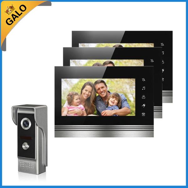 wired video door phone intercom doorbell system 7'' tft-lcd monitor screen with ir coms outdoor camera video door bell
wired video door phone intercom doorbell system 7'' tft-lcd monitor screen with ir coms outdoor camera video door bell