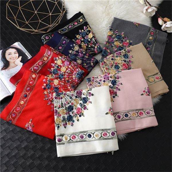 designer brand women scarf winter cashmere scarves lady shawls and wraps female blanket pashmina embroidery scarfs y201007, Blue;gray
designer brand women scarf winter cashmere scarves lady shawls and wraps female blanket pashmina embroidery scarfs y201007, Blue;gray