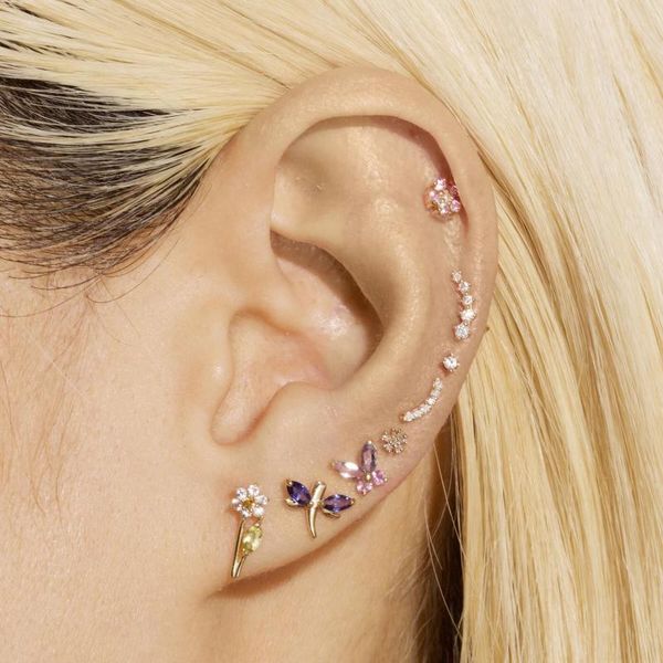 minimal 925 sterling silver cute lovely small stud multi piercing blooming daisy flower branch cz silver earring girls jewelry, Golden;silver
minimal 925 sterling silver cute lovely small stud multi piercing blooming daisy flower branch cz silver earring girls jewelry, Golden;silver