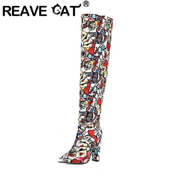 boots reave cat women over knee pointed toe square heels 11cm flock print slip-on short plush big size 34-43 casual winter a3254, Black
boots reave cat women over knee pointed toe square heels 11cm flock print slip-on short plush big size 34-43 casual winter a3254, Black