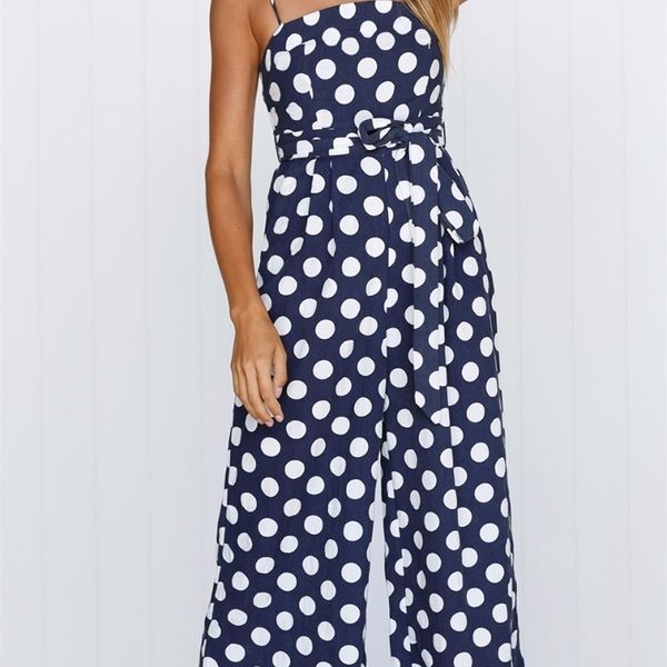 casual pockets polka dot jumpsuits for women sleeveless spaghetti strap streetwear boho romper off shoulder overalls femme y200422, Black;white
casual pockets polka dot jumpsuits for women sleeveless spaghetti strap streetwear boho romper off shoulder overalls femme y200422, Black;white