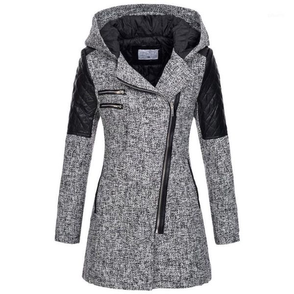 autumn winter new women warm slim wool coat jacket thick overcoat winter outwear hooded zipper coat abrigo mujer 20201, Black
autumn winter new women warm slim wool coat jacket thick overcoat winter outwear hooded zipper coat abrigo mujer 20201, Black