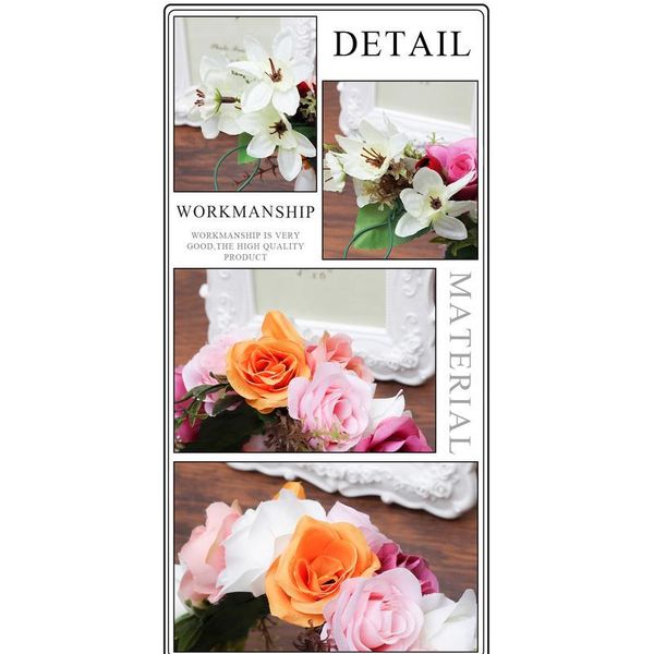 haimeikang flowers crown wedding bride beach wreath girl bohemia handmade lady bridal headdress headband hair band acc qylbru
haimeikang flowers crown wedding bride beach wreath girl bohemia handmade lady bridal headdress headband hair band acc qylbru