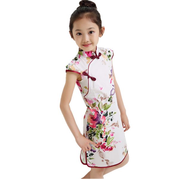 summer chinese traditional dress vintage floral pattern girls dresses cheongsam wedding party costume children clothing 3-14y t200709, Red;yellow
summer chinese traditional dress vintage floral pattern girls dresses cheongsam wedding party costume children clothing 3-14y t200709, Red;yellow