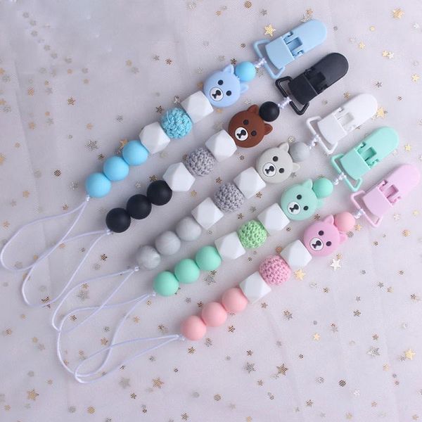 plastic clip for pacifier holder for nipples infant baby teething leash strap cute bear silicone pendant beads clip chain q sqckgg
plastic clip for pacifier holder for nipples infant baby teething leash strap cute bear silicone pendant beads clip chain q sqckgg