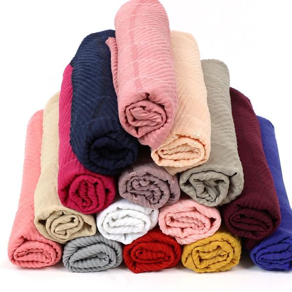 new style wholesale twill crimped cotton and linen plaid ladies scarf monochrome ethnic wind folds checkered headscarves foreign, Blue;gray
new style wholesale twill crimped cotton and linen plaid ladies scarf monochrome ethnic wind folds checkered headscarves foreign, Blue;gray