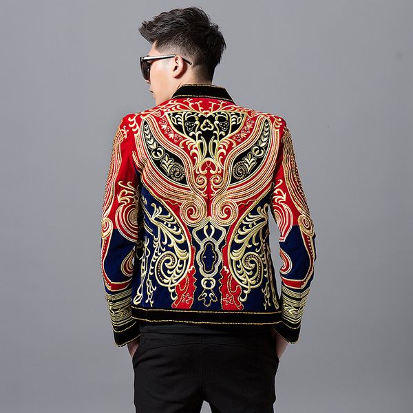 2021 new tang heavy men wormnanship embroider and account stage attire the singer dj party club luxury dress blazer zppm, White;black
2021 new tang heavy men wormnanship embroider and account stage attire the singer dj party club luxury dress blazer zppm, White;black