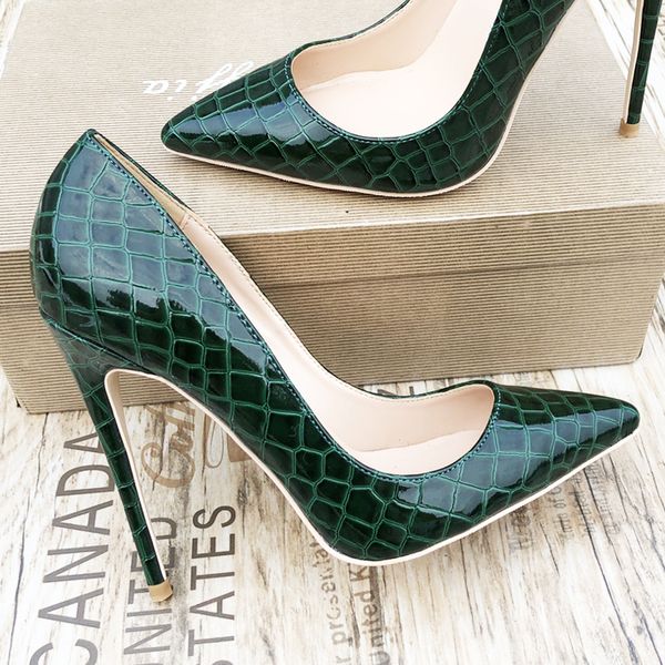 fashion 2020 shipping feminine python lady patent leather toe stiletto heels pump high wedding shoes 7f64, Black
fashion 2020 shipping feminine python lady patent leather toe stiletto heels pump high wedding shoes 7f64, Black