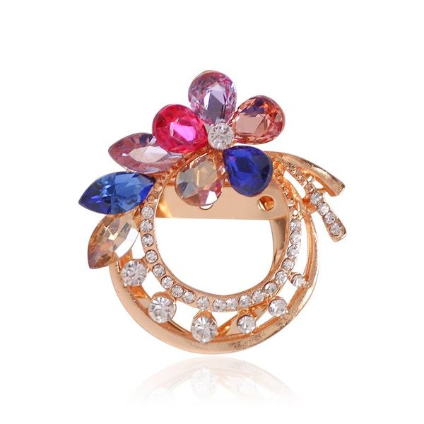 bohemian fashion female brooch alloy material round inlaid color rhinestone pin temperament girl jewelry gift direct selling hot, Gray
bohemian fashion female brooch alloy material round inlaid color rhinestone pin temperament girl jewelry gift direct selling hot, Gray