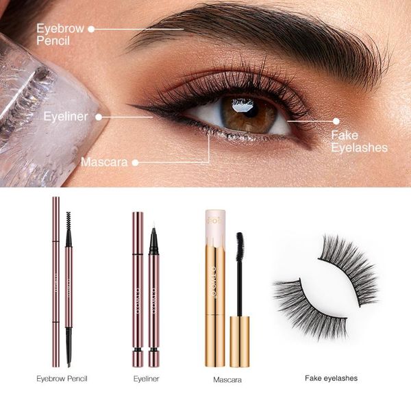 4in1 eyeliner set waterproof not blooming cat style eye liner curl thick lengthening mascara with false lashes eyebrow pen tslm1
4in1 eyeliner set waterproof not blooming cat style eye liner curl thick lengthening mascara with false lashes eyebrow pen tslm1