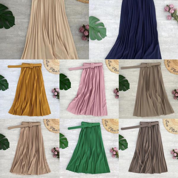 realeft 2020 new autumn winter high waist women skirts solid 17 colors pleated skirts with belt elegant midi skirts female saia q1209, Black
realeft 2020 new autumn winter high waist women skirts solid 17 colors pleated skirts with belt elegant midi skirts female saia q1209, Black
