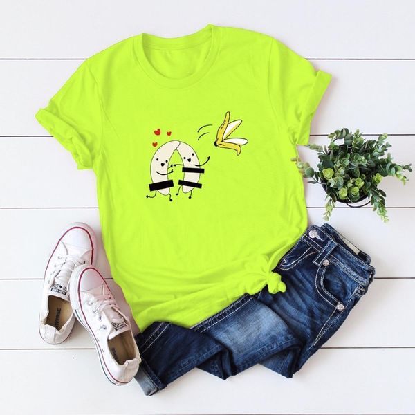 summer creative funny banana striptease cartoon print t shirt women fashion short sleeve t-shirt women 100% cotton, White
summer creative funny banana striptease cartoon print t shirt women fashion short sleeve t-shirt women 100% cotton, White