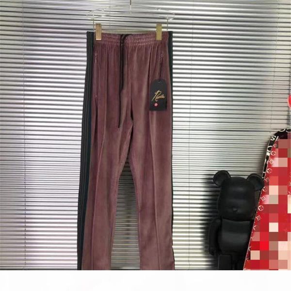 red needles pants 20ss men women needles velvet pants butterfly embroidery logo sweatpants patchwork trousers, Black
red needles pants 20ss men women needles velvet pants butterfly embroidery logo sweatpants patchwork trousers, Black