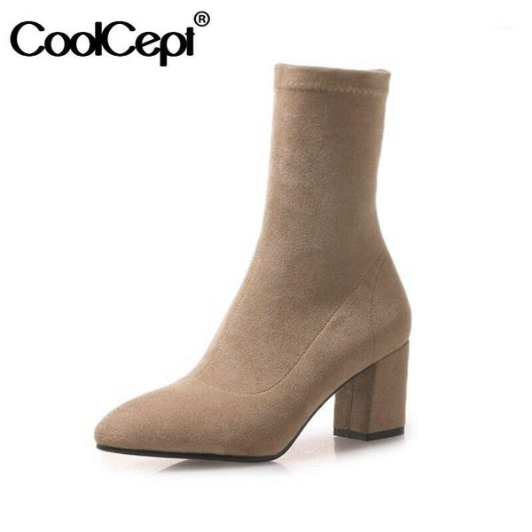 boots coolcept plus size 32-43 women stretch fashion thick high heel winter short boot office lady daily footwear1, Black
boots coolcept plus size 32-43 women stretch fashion thick high heel winter short boot office lady daily footwear1, Black