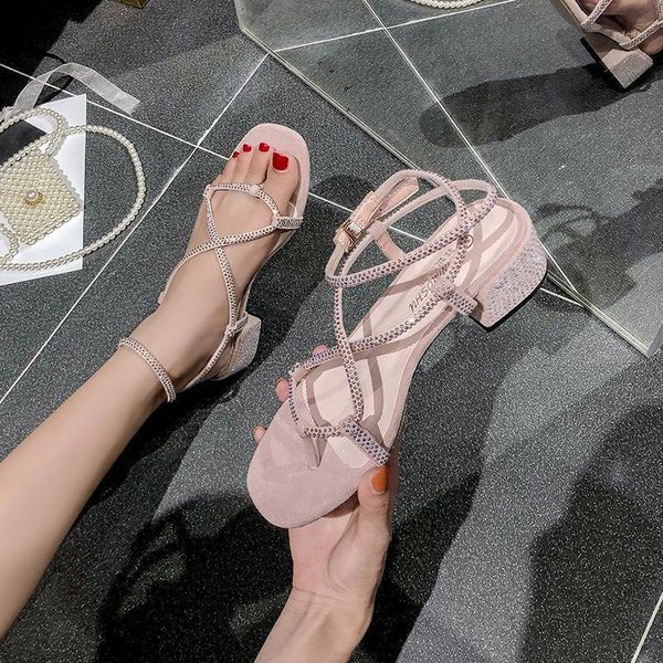 luxury upscale crystal cross band hollow buckle gladiator sandals 2020 summer women clip toe flock chunky sandales zapatos mujer1, Black
luxury upscale crystal cross band hollow buckle gladiator sandals 2020 summer women clip toe flock chunky sandales zapatos mujer1, Black