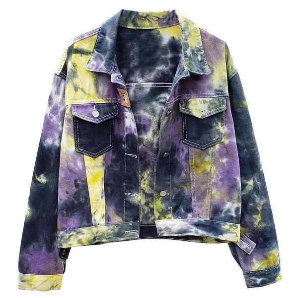 2021 spring autumn new contrast denim jacket coat women single-breasted slim outwear short casual female jeans jacket streetwear, Black;brown
2021 spring autumn new contrast denim jacket coat women single-breasted slim outwear short casual female jeans jacket streetwear, Black;brown