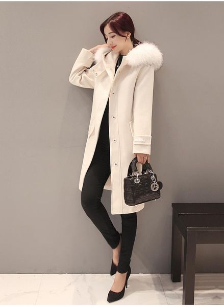 autumn and winter new korean women's fashion loose was thin plus cotton thick wool coat hooded coats, Black;brown
autumn and winter new korean women's fashion loose was thin plus cotton thick wool coat hooded coats, Black;brown