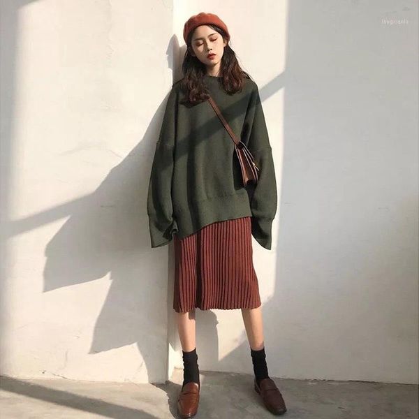 2020 autumn and winter new women's fashion casual loose sweater tide knitted skirt foreign style two-piece suit skirt woman1, Gray
2020 autumn and winter new women's fashion casual loose sweater tide knitted skirt foreign style two-piece suit skirt woman1, Gray