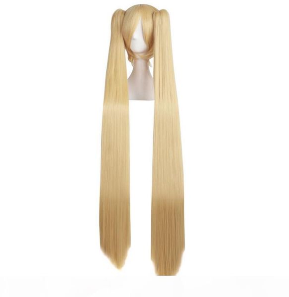 long straight cosplay wigs blonde blue 2 ponytails 120cm costume party shape claw synthetic false hair women's wig, Black
long straight cosplay wigs blonde blue 2 ponytails 120cm costume party shape claw synthetic false hair women's wig, Black