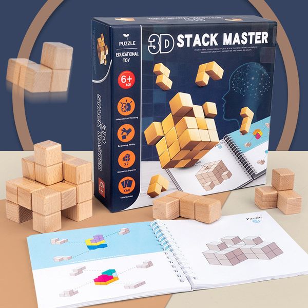 wholesale toys 3d logical thinking wood building blocks toy stacking game diy creative educational toy for kid children christmas gift
wholesale toys 3d logical thinking wood building blocks toy stacking game diy creative educational toy for kid children christmas gift