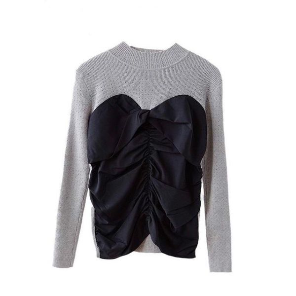 women's sweaters tvvovvin women sweater patchwork color matching knitting vintage casual black white 2021 m777, White;black
women's sweaters tvvovvin women sweater patchwork color matching knitting vintage casual black white 2021 m777, White;black