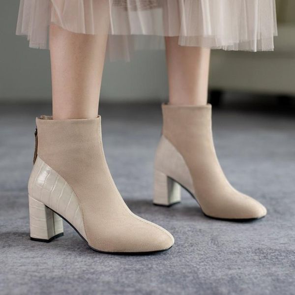 winter boots lady women's low shoes luxury designer zipper round toe boots-women 2020 mid-calf fashion mid calf rock high, Black
winter boots lady women's low shoes luxury designer zipper round toe boots-women 2020 mid-calf fashion mid calf rock high, Black