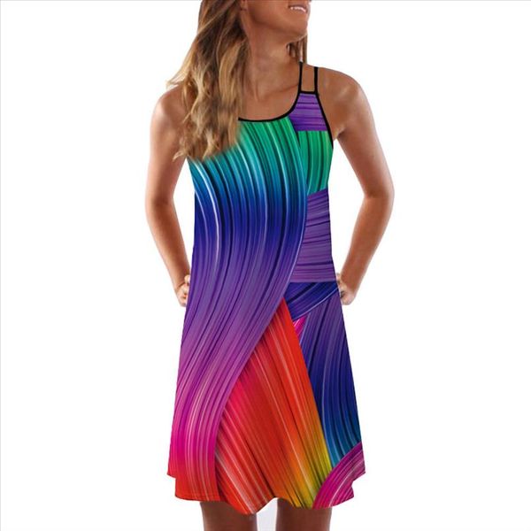 women rainbow stripe tank tshirt dress women summer vintage sleeveless 3d floral print bohe tank short mini dresses vestidos 5$, Black;gray
women rainbow stripe tank tshirt dress women summer vintage sleeveless 3d floral print bohe tank short mini dresses vestidos 5$, Black;gray