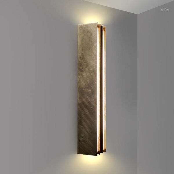 modern wall light aplique luz pared crystal corridor bedside living room home deco bedroom lamp1