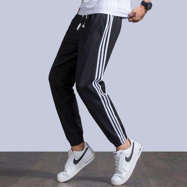 men's summer thin loose korean trend versatile capri casual pants, Black
men's summer thin loose korean trend versatile capri casual pants, Black