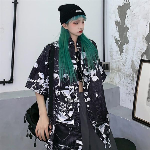 harajuku печать zwarte vrouwen tops en блузы vintage 2020 ins print рубашки streetwear mode blusas losse bf топ, White
harajuku печать zwarte vrouwen tops en блузы vintage 2020 ins print рубашки streetwear mode blusas losse bf топ, White