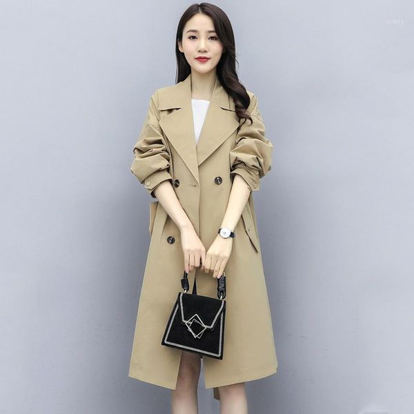 2020 spring fashion loose trench new solid casual pocket long trench coat turn down collar long sleeve belt windbreaker elegant1, Tan;black
2020 spring fashion loose trench new solid casual pocket long trench coat turn down collar long sleeve belt windbreaker elegant1, Tan;black