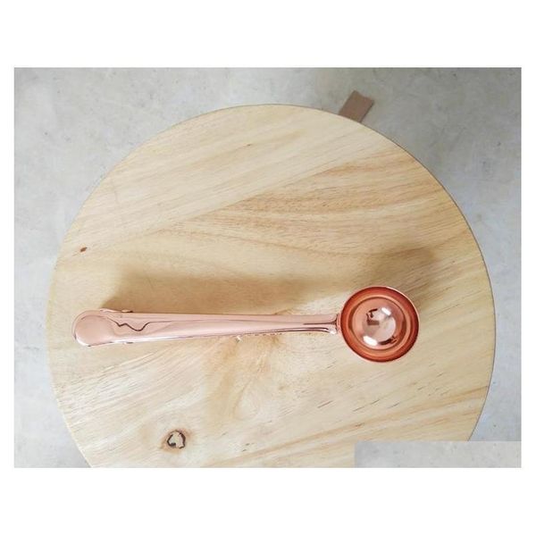 rose gold stainless steel coffee scoop with bag clip measuring spoon for milk jllllm lottery2010
rose gold stainless steel coffee scoop with bag clip measuring spoon for milk jllllm lottery2010