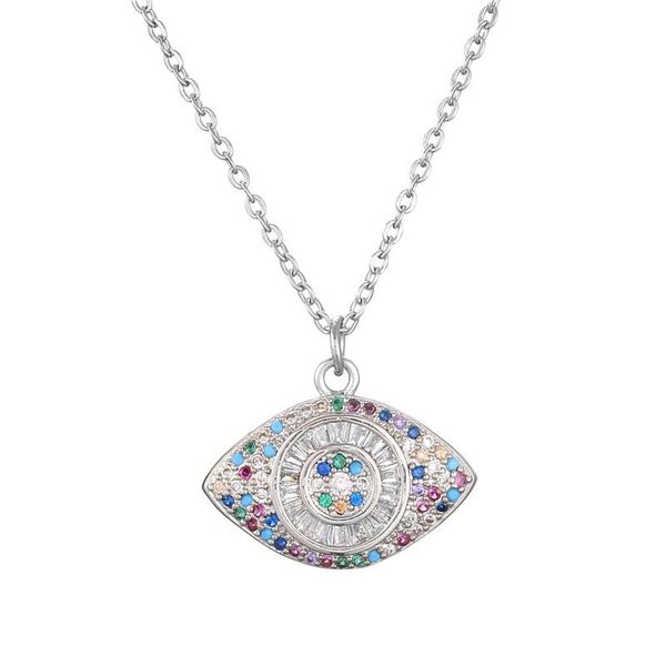 nbwbuy classic turkish eye necklace fashion + cz crystal evil eye pendant necklace for women girl 45cm link chain, Silver
nbwbuy classic turkish eye necklace fashion + cz crystal evil eye pendant necklace for women girl 45cm link chain, Silver