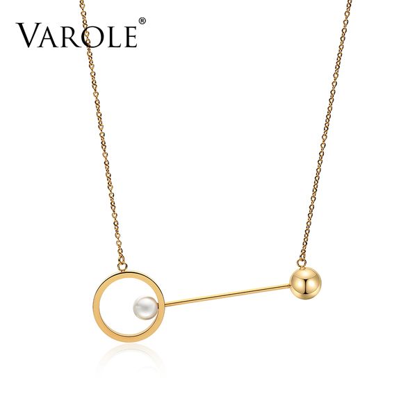 varole imitation pearl and ball choker necklace gold color necklaces pendants stainless steel necklace women chocker
varole imitation pearl and ball choker necklace gold color necklaces pendants stainless steel necklace women chocker