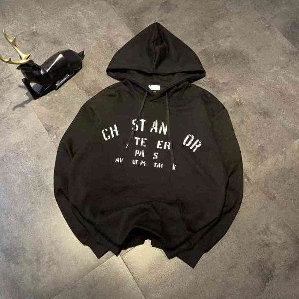 2022 factory wholesale new autumn fashion letter printing leisure loose and thin temperament commuter hooded couple's sweater, Black
2022 factory wholesale new autumn fashion letter printing leisure loose and thin temperament commuter hooded couple's sweater, Black