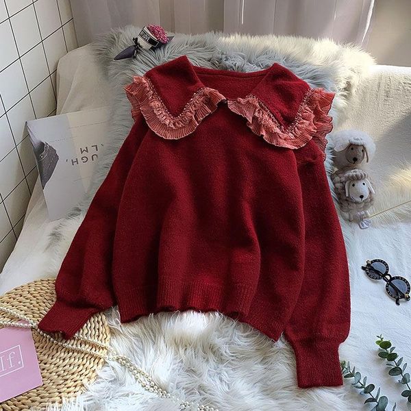 women's sweaters 2021 sweater female solid fashion autumn and winter student japanese diamond jacquard pullover, White;black
women's sweaters 2021 sweater female solid fashion autumn and winter student japanese diamond jacquard pullover, White;black