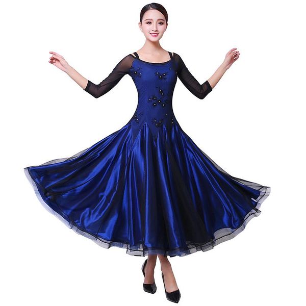 stage wear ballroom dance dress competition costumes dresses standard for women performancedancewears s m l xl, Black;red
stage wear ballroom dance dress competition costumes dresses standard for women performancedancewears s m l xl, Black;red