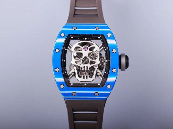 jb upgraded version rm52-01 real tourbillon man watch full automatic hollow movement skeleton version :49.8*44.3*16.4mm real bearing movemen, Slivery;brown
jb upgraded version rm52-01 real tourbillon man watch full automatic hollow movement skeleton version :49.8*44.3*16.4mm real bearing movemen, Slivery;brown