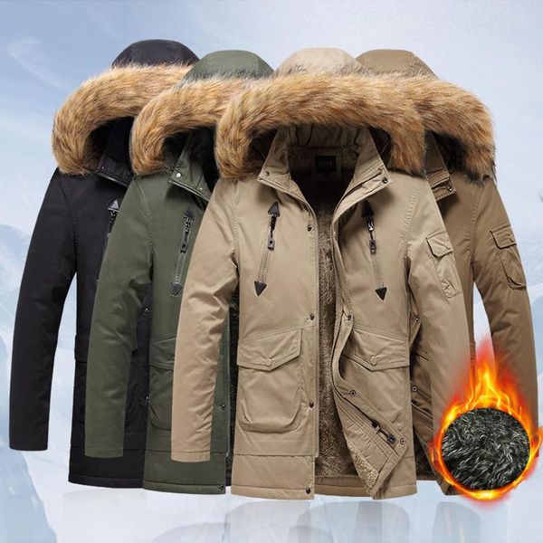 winter coat jacket men 2020 fashion casual hooded collar male parka jacket men's solid thick jackets coats man winter parkas, Black
winter coat jacket men 2020 fashion casual hooded collar male parka jacket men's solid thick jackets coats man winter parkas, Black