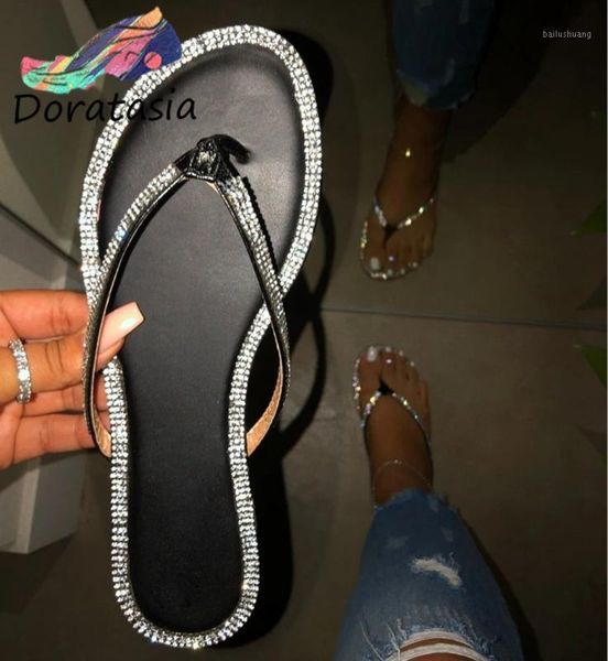 doratasia attractive shining flip shoes 2020 summer casual slip-on flops women new arrival ins rhinestone slippers1, Black
doratasia attractive shining flip shoes 2020 summer casual slip-on flops women new arrival ins rhinestone slippers1, Black